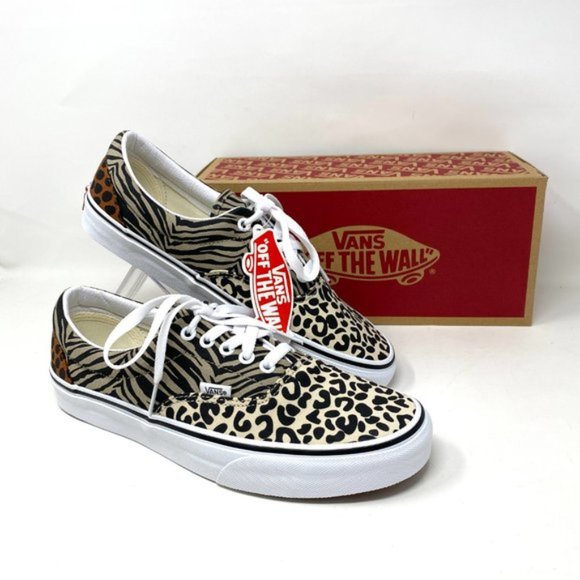 💖MEGA SALE💖Vans Era Leopard Tiger Skateboarding Women's Safari VN0A54F19M7 - Picture 2 of 12